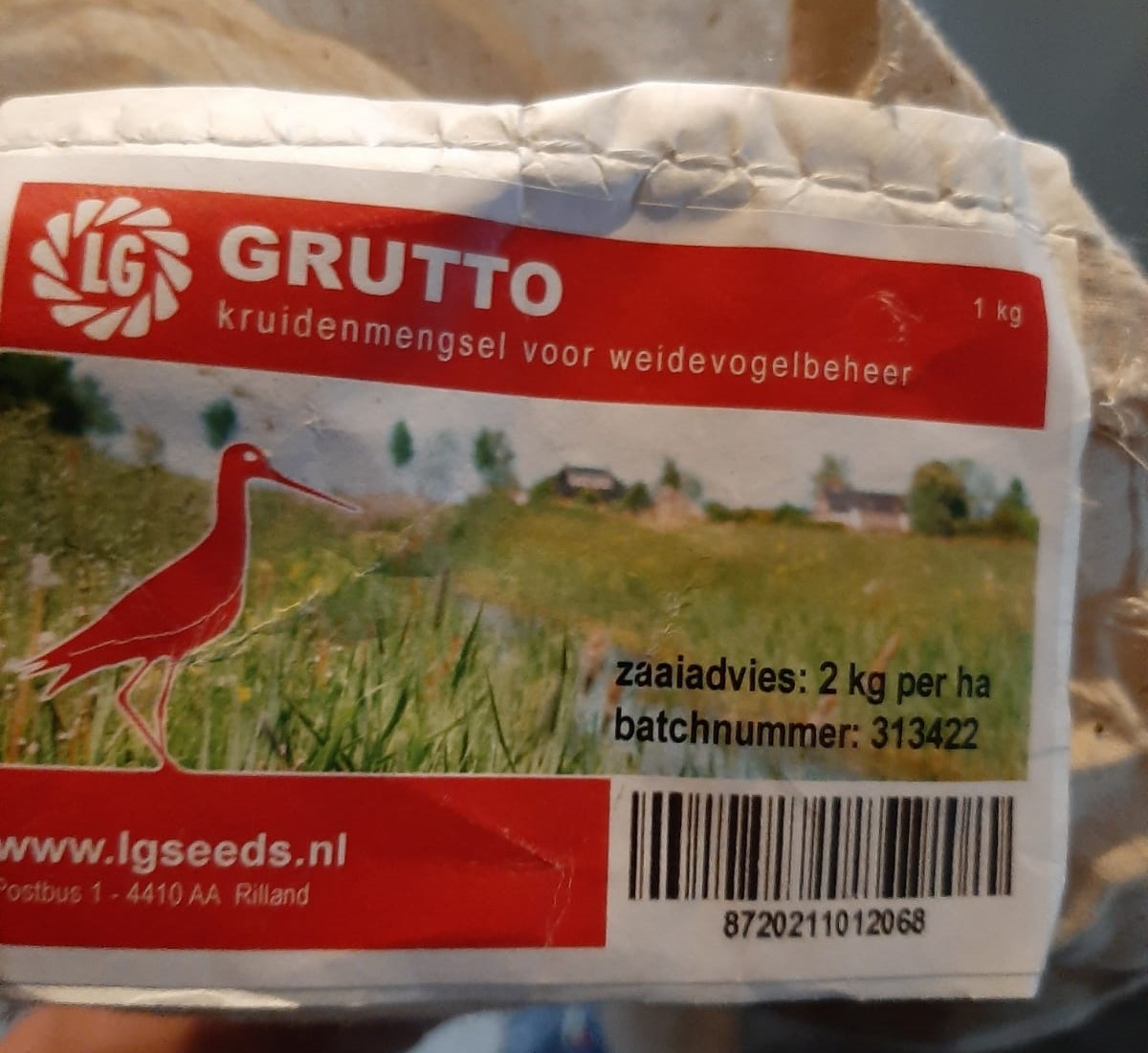 Kruidenrijk mengsel ingezaaid