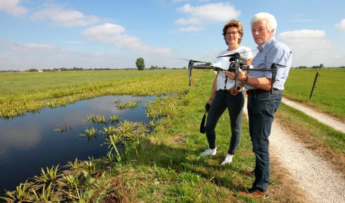 De drone ziet alles