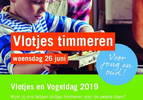 Vlotjes en Vogeldag woensdag 26 juni 2019